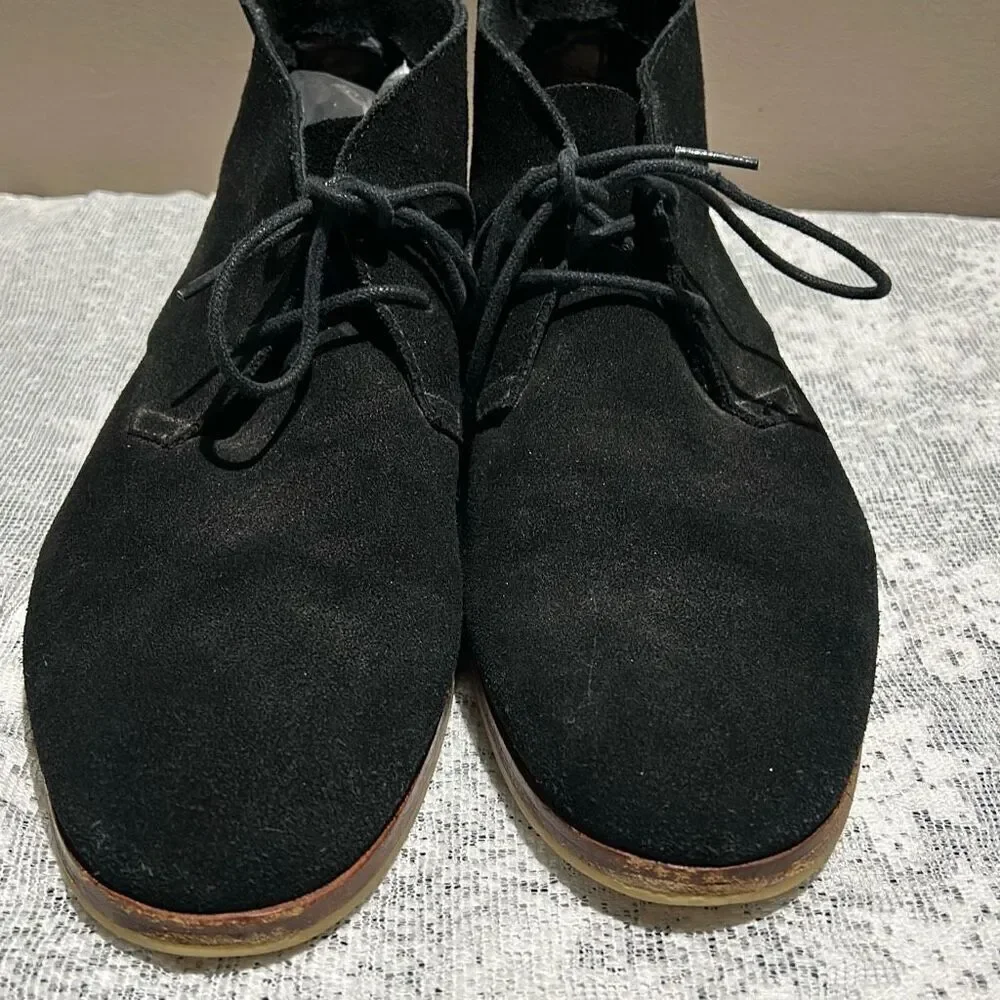 Calvin Klein Farnel Black Oily Suede boots Men’s 10 Chukka shoes